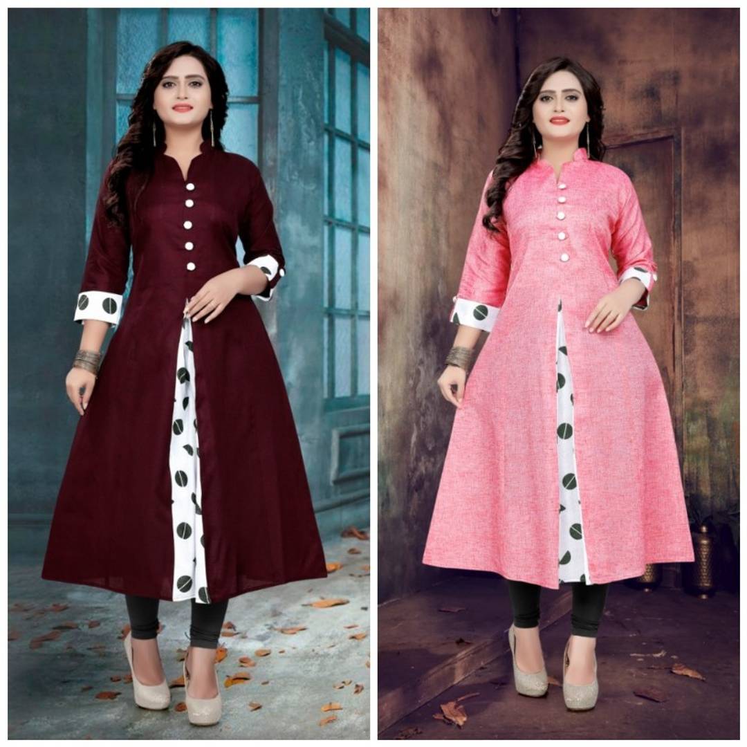 Latest Designer Beige Khadi Kurti at Rs.430/Piece in surat offer by Yogi  Brothers